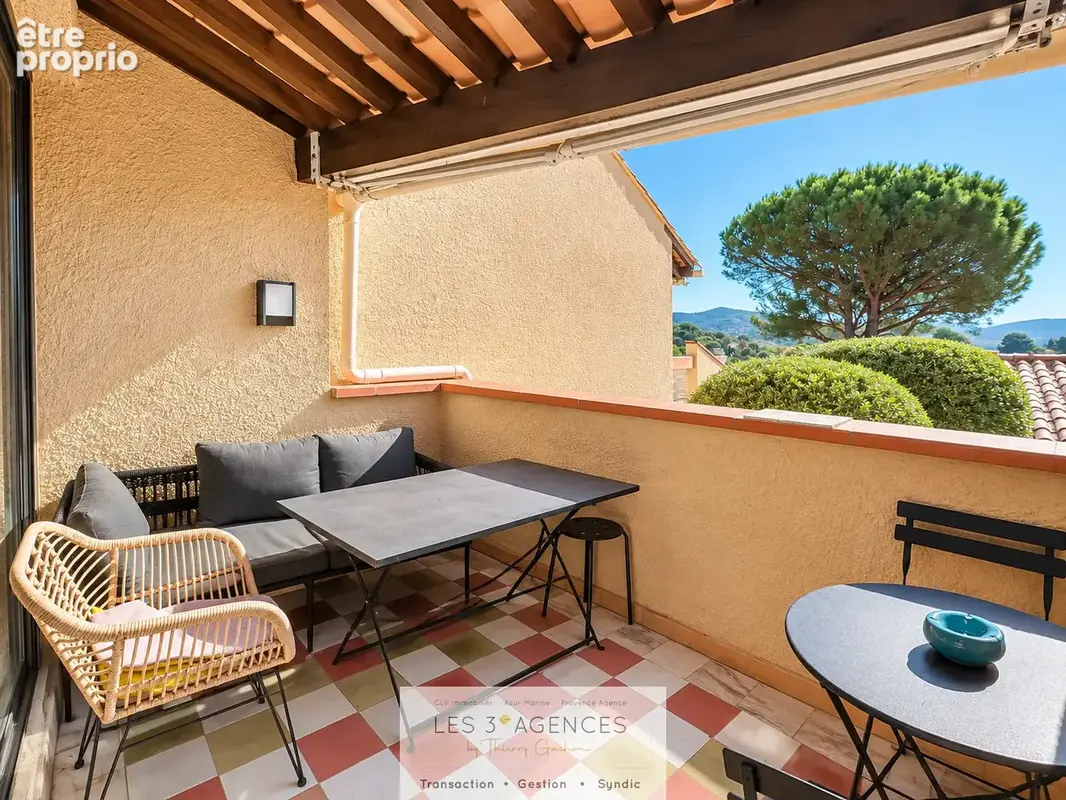 Les terrasses de sylvabelle   studio avec coin nuit et magnifique vue mer sur gigaro - photo 3