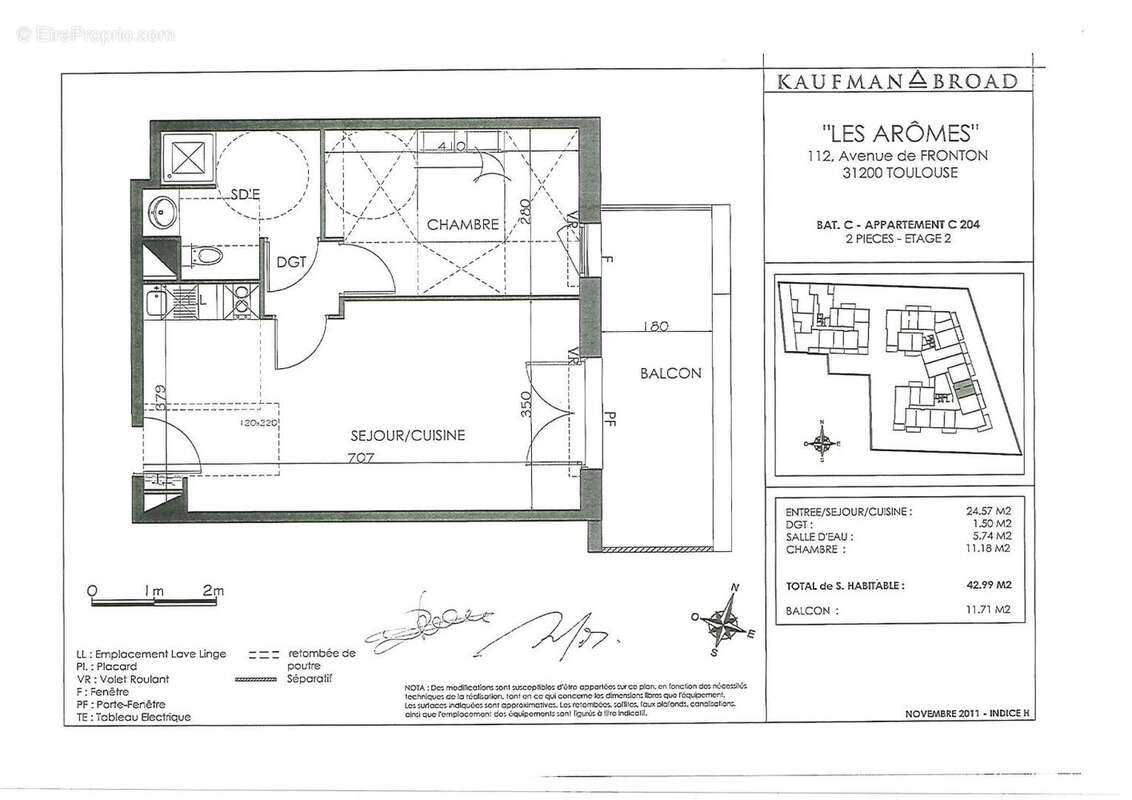 Appartement à TOULOUSE