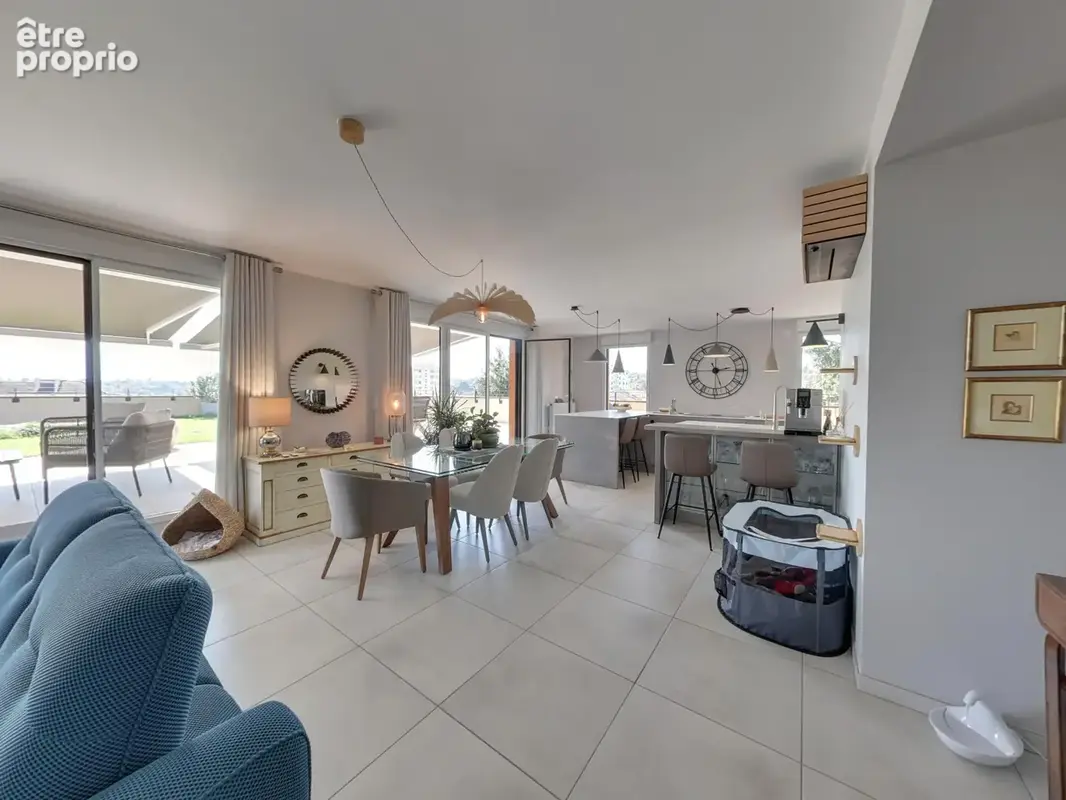 Superbe 4 pièces + cuisine de 113m2 avec 208m2 de terrasse panoramique et poss. 2 garages voiron le karat - photo 17
