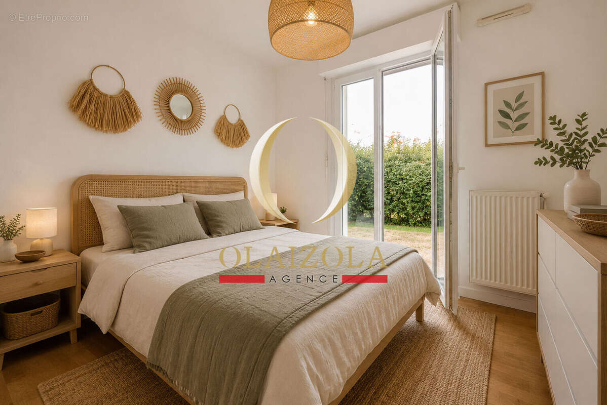 ASCAIN - Appartement T2 en rez-de-jardin dans résidence calme avec parking sous-sol. - photo 6