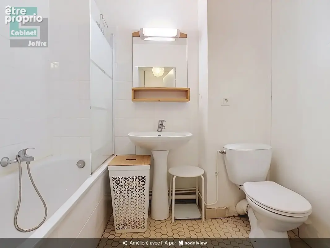 Studio - 27,26 m2 - Loué et meublé - jardin privatif - photo 6