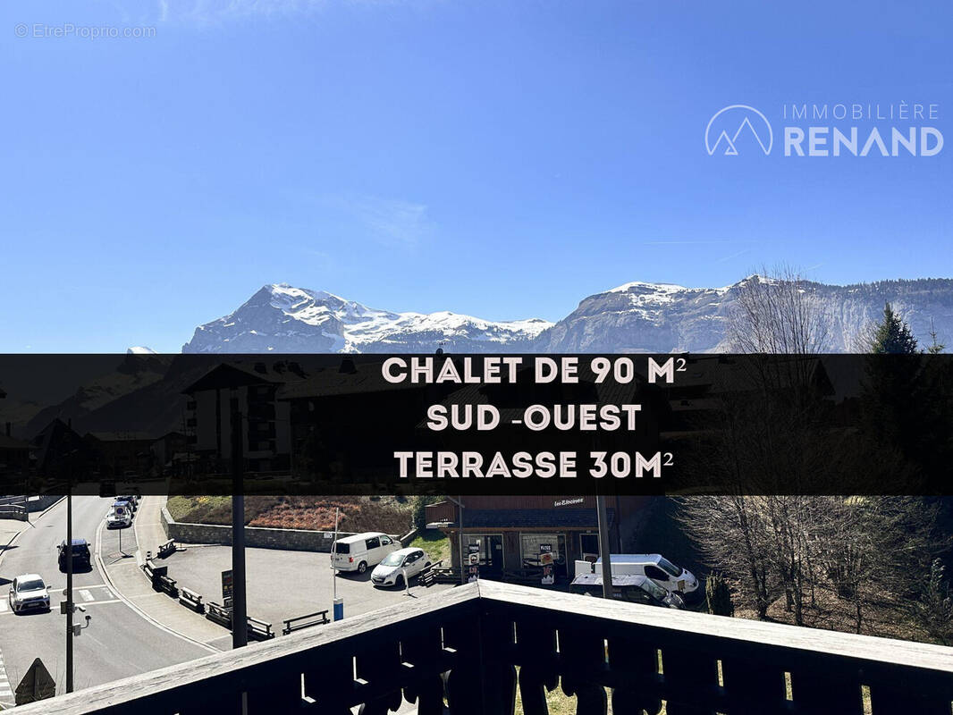 vue chalet  - Maison à CLUSES
