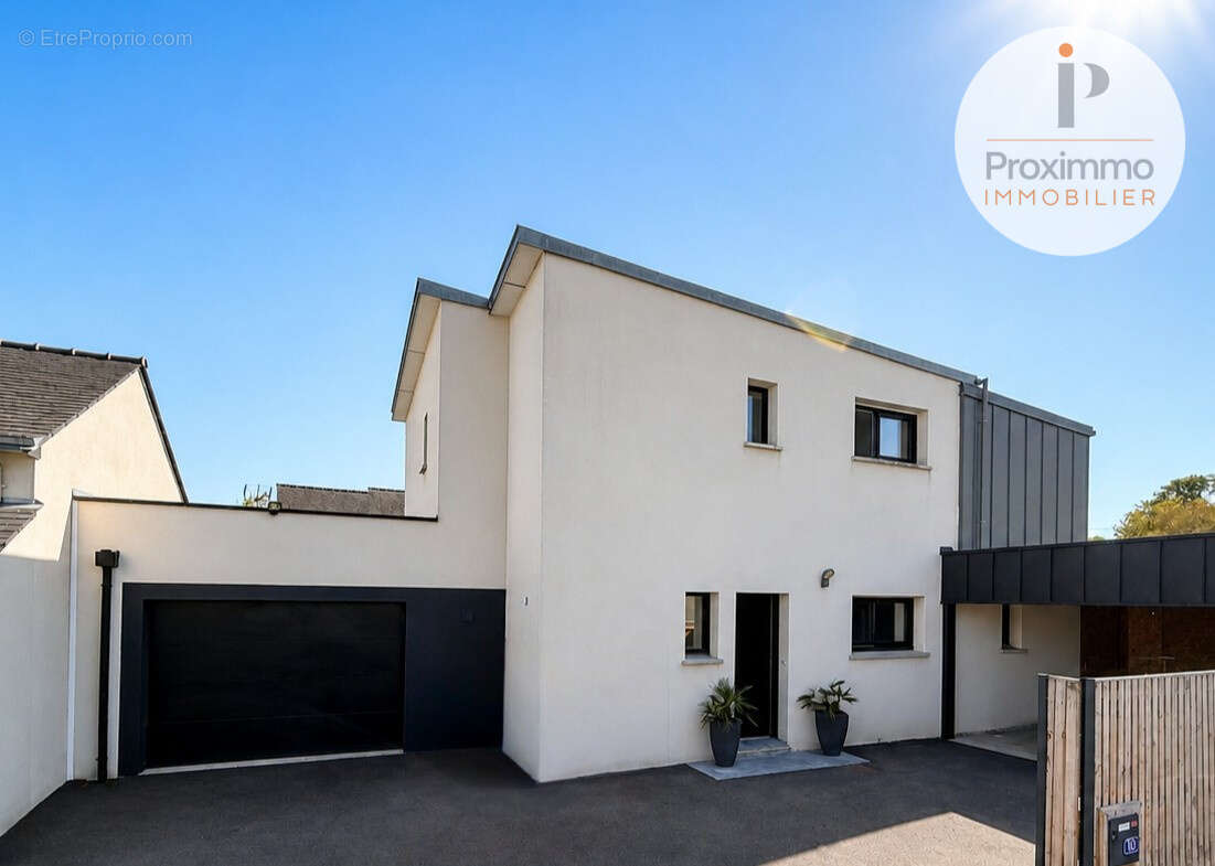 Villa contemporaine env 160 m² 5 ch un bureau jardin garage carport bain de bretagne ille et vilaine - photo 20