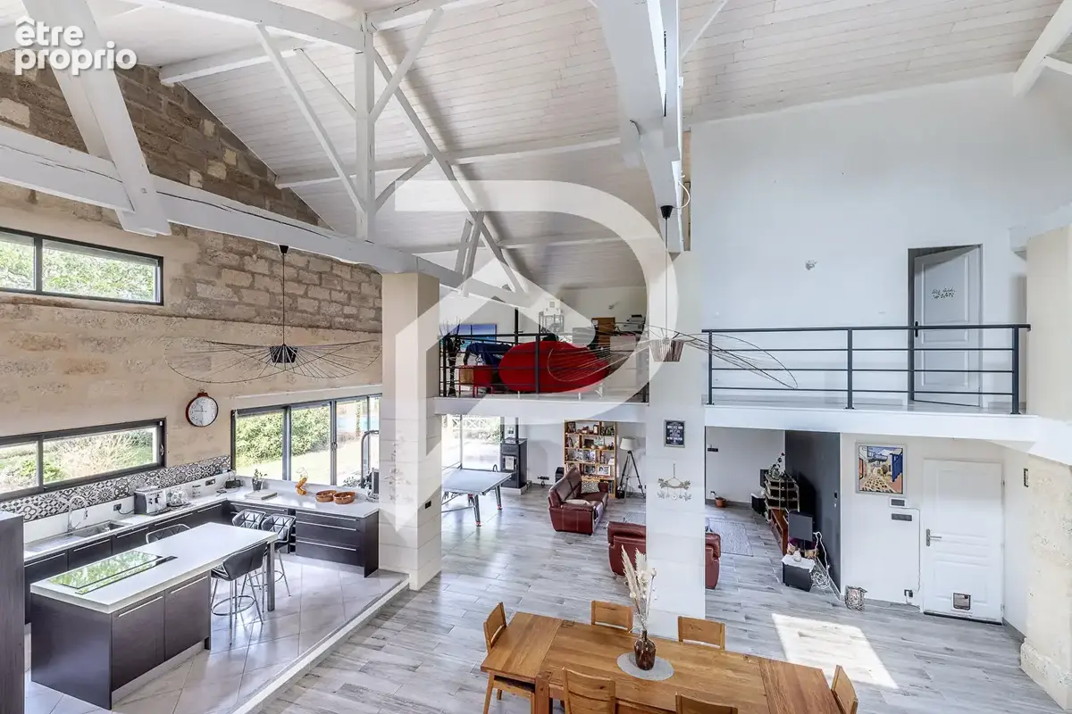 Maison en Pierre esprit loft à 5 minutes de Libourne - photo 2