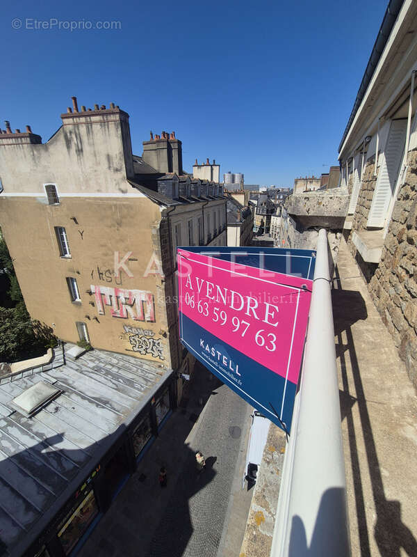 Rennes Centre   Rue de Bertrand   Appartement ancien avec balcon, vue dégagée et ascenseur - photo 7
