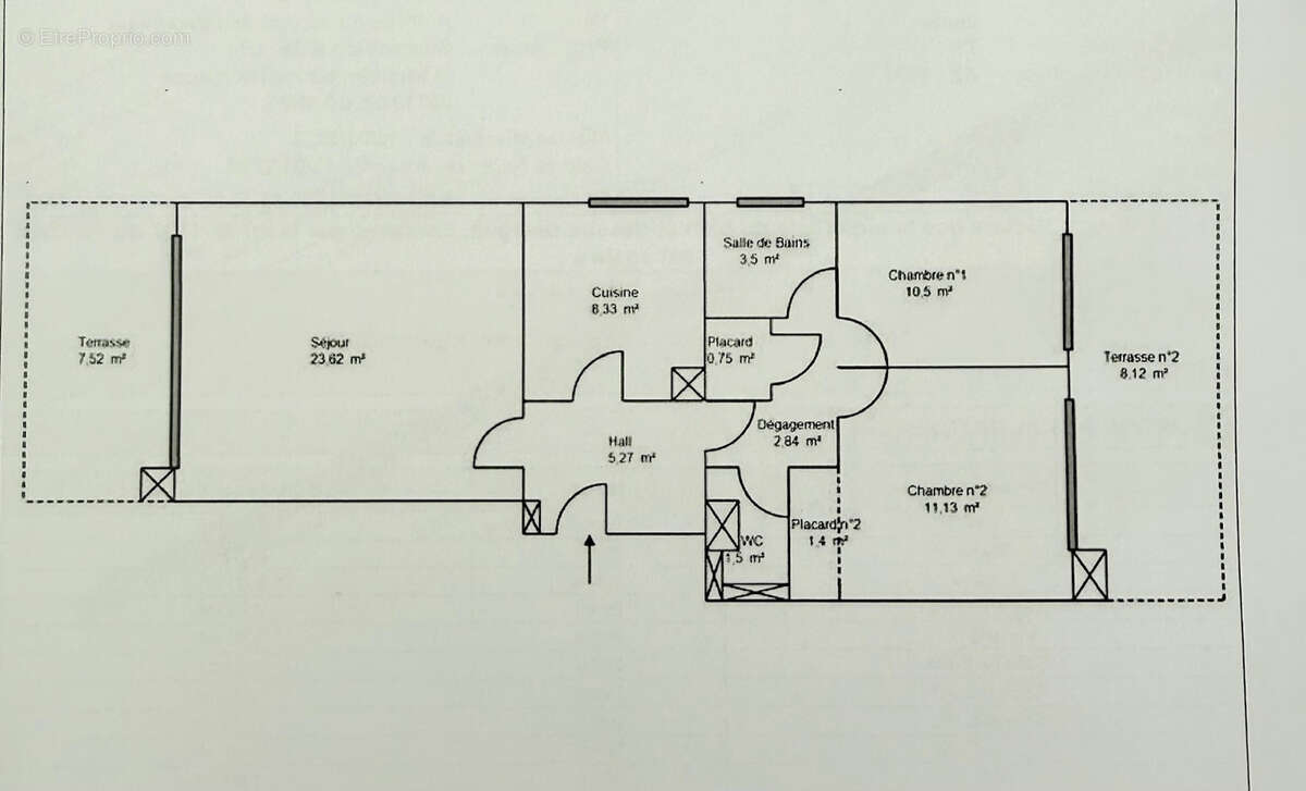Appartement à LE CANNET