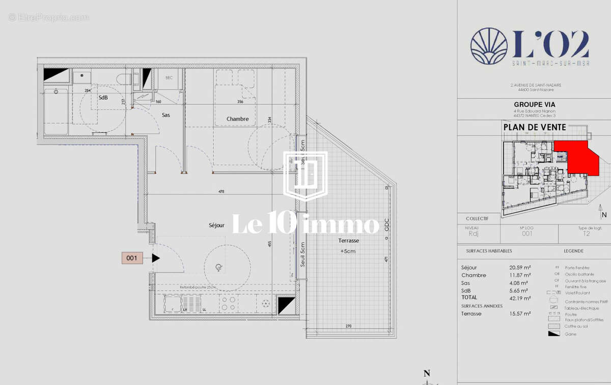 Appartement à SAINT-NAZAIRE