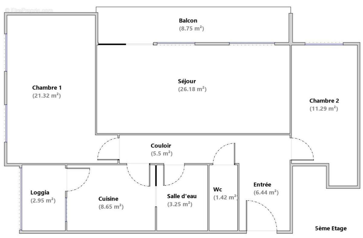 Appartement T4 - Avec balcon, cave et garage - photo 17
