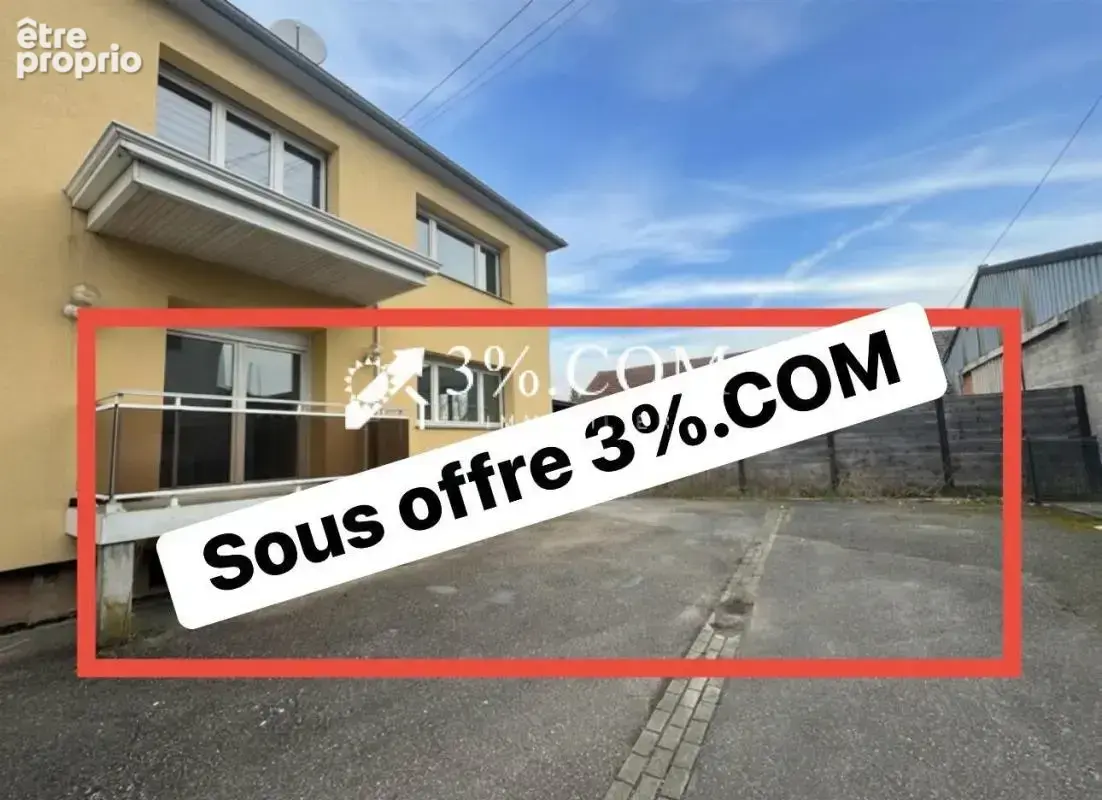 3%COM Grand F4 avec balcon - cour et caves - photo 1