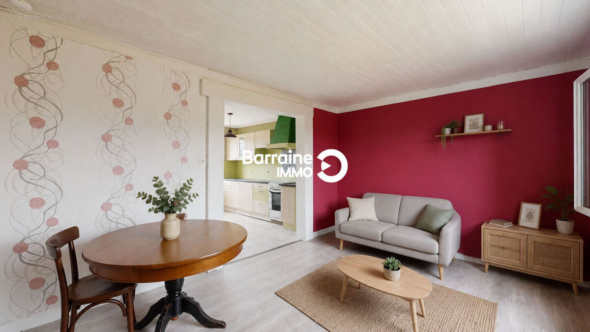 A VENDRE - BARRAINE IMMO - Maison 5 pièces à vendre à Brest - Lambezellec - photo 2