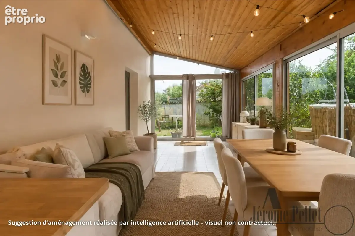 Appartement esprit maison entièrement rénové avec jardin exceptionnel de 400 m2 - Hauteurs de Chasse-Sur-Rhône - photo 5