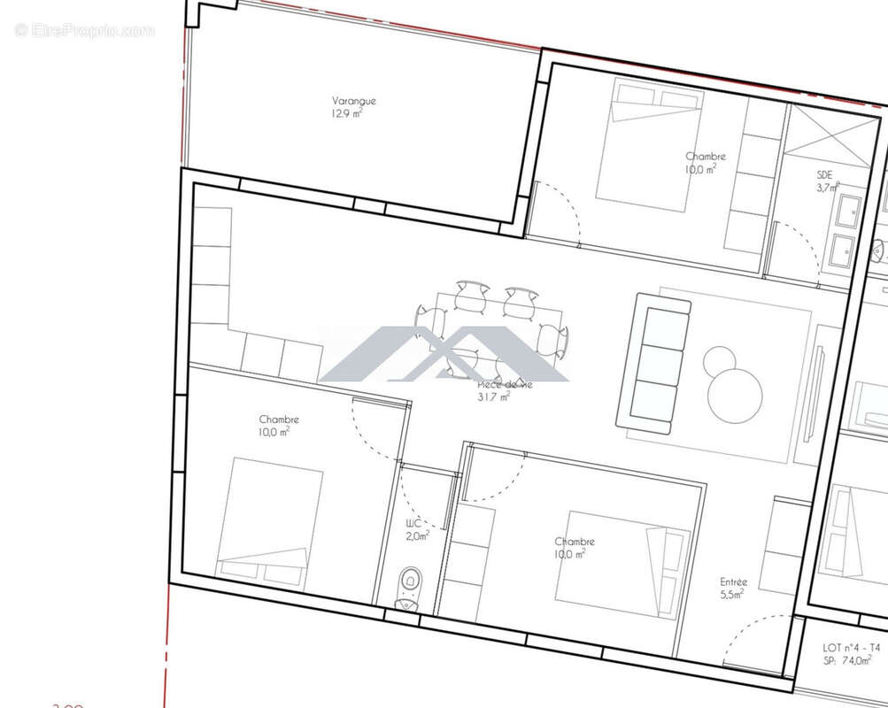 Appartement à SAINTE-SUZANNE