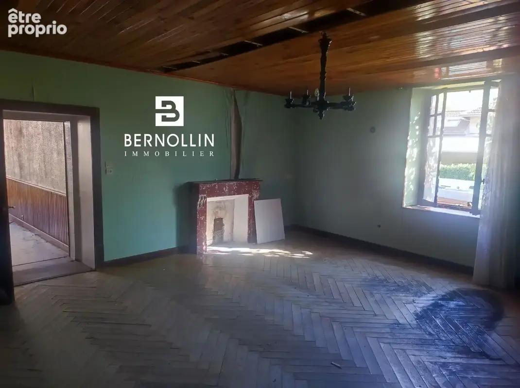 Maison de village mitoyenne à rénover en pierre de 90 m2 avec terrain à Cuisiat - photo 3