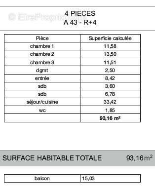Appartement 93 m² à Bordeaux  - photo 3