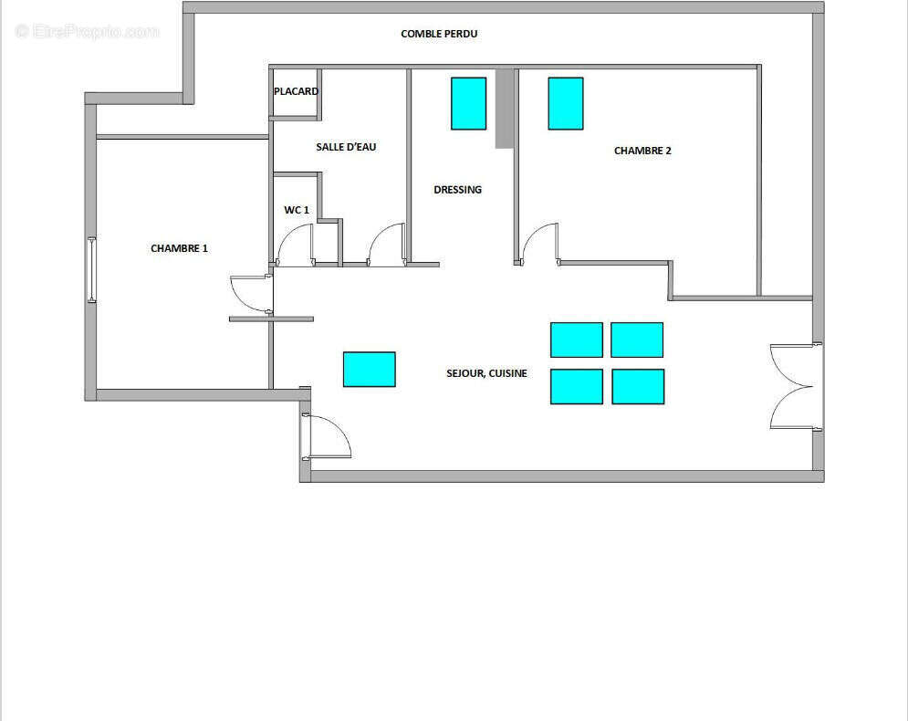 Appartement à PAIMPOL