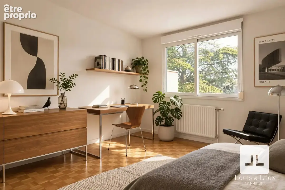 Appartement familial de 98 m² - balcon - cave & garage - photo 5