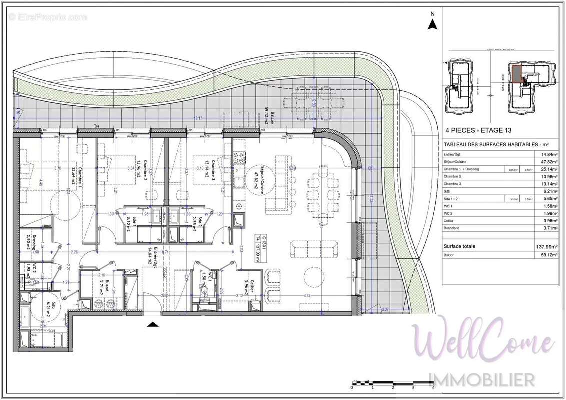 VEFA - Appartement T4 de 138m² en Attique (Box et Parking inclus) à Aix-Les-Bains ! - photo 4