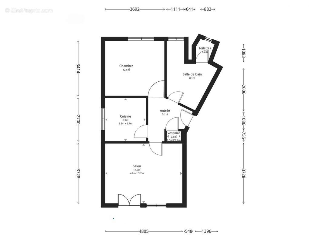 Appartement à SAINT-BRIEUC