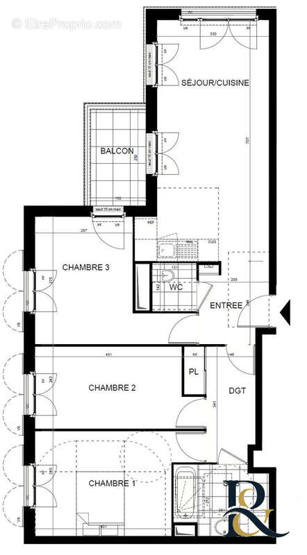 Appartement à LES CLAYES-SOUS-BOIS