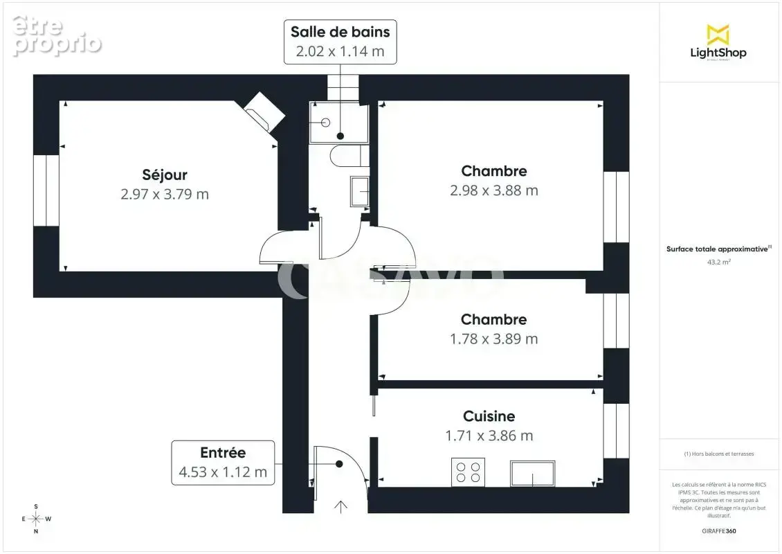Vente Appartement 3 pièces de 47m² - 93200 Saint-Denis - photo 5