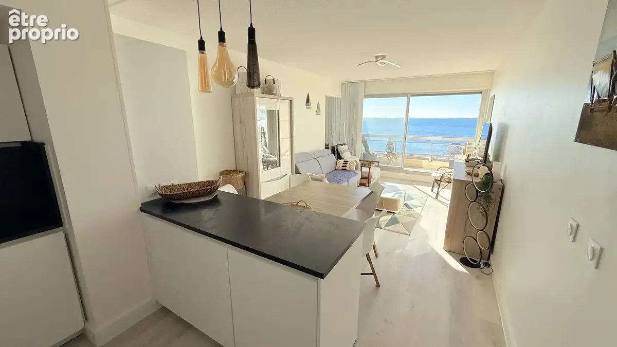 Carnon-plage 1 ere ligne mer - f2 renové avec garage - photo 3