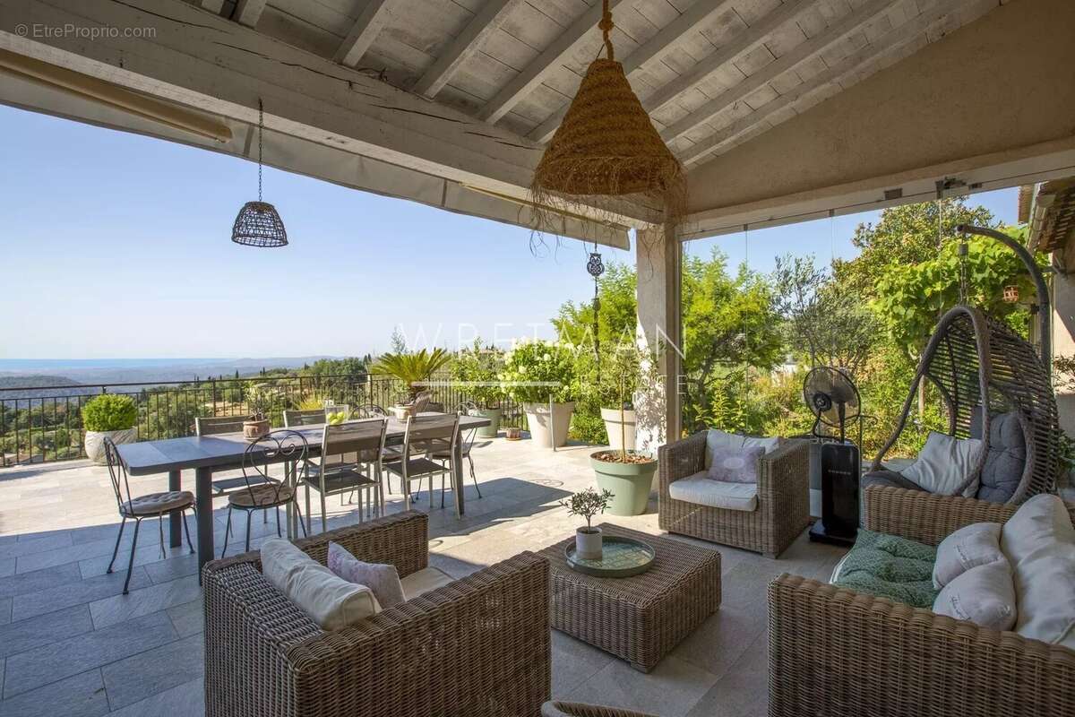 Charmante villa avec vue panoramique mer - Tourrettes-sur-Loup - photo 7