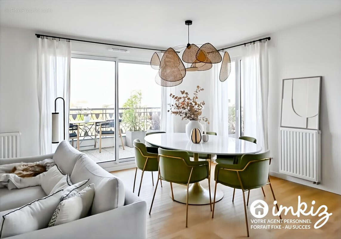 Appartement 3 pièces de 68 m² avec balcon de 15 m² - photo 2
