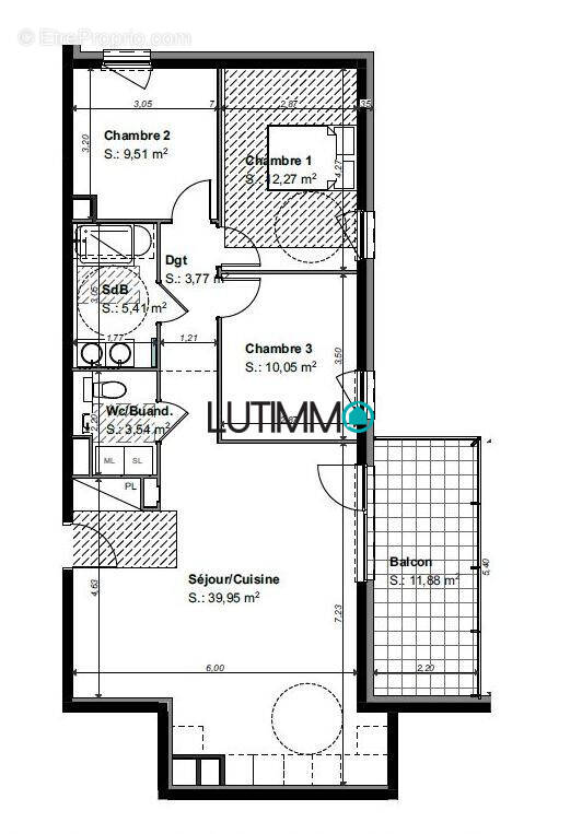 Appartement à BEBLENHEIM