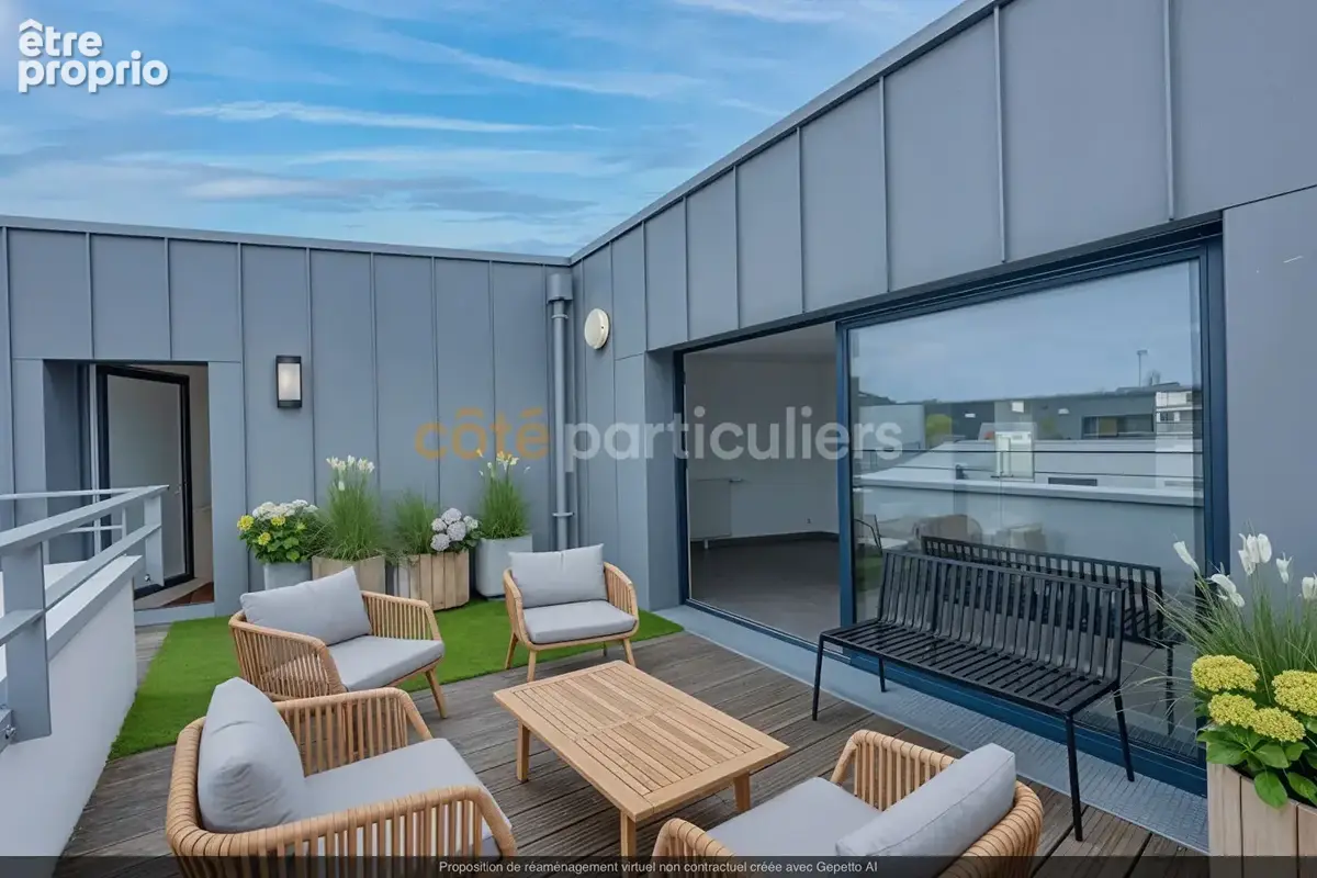 Nantes - canclaux - appartement en dernier étage - t4 - 108m2 - deux terrasses - photo 2