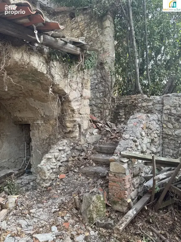 Terrain à construire de 1922m2 avec mas en ruine - photo 4