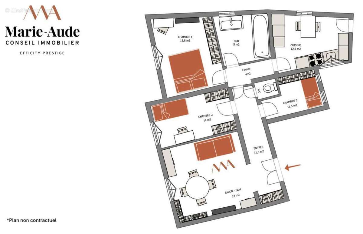 Appartement à NEUILLY-SUR-SEINE