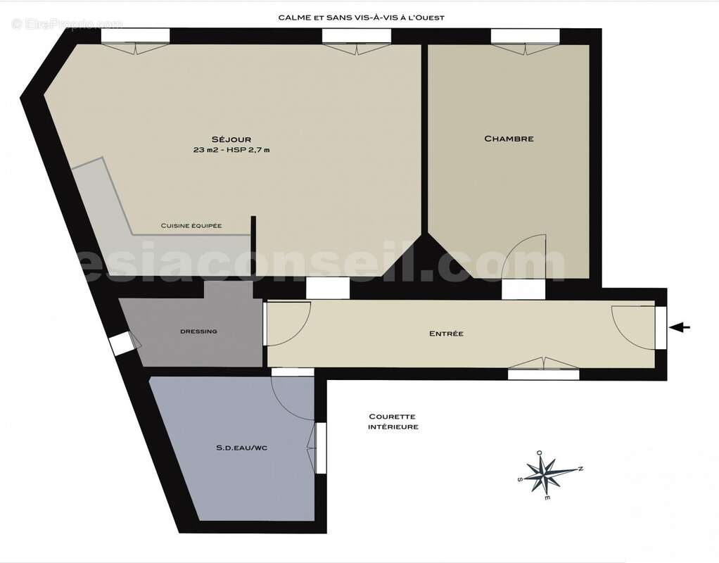 moul64-chap-pl - Appartement à PARIS-14E