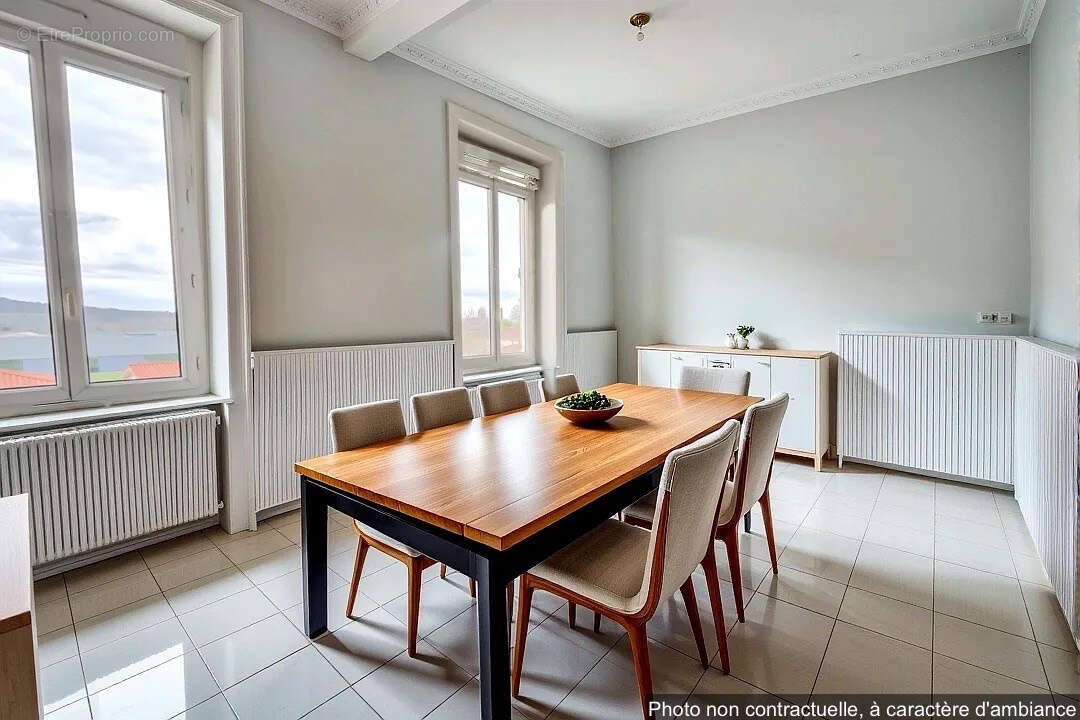 01640 Jujurieux   Appartement T4 de 88 m2 avec garage privatif électrifié, stationnement et espace vert - photo 4