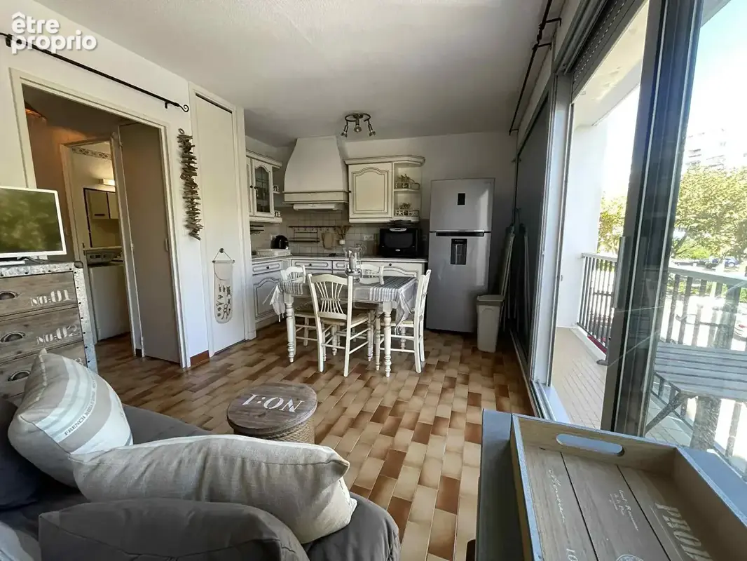 Studio cabine La Grande Motte en première ligne 21 m2 - photo 5