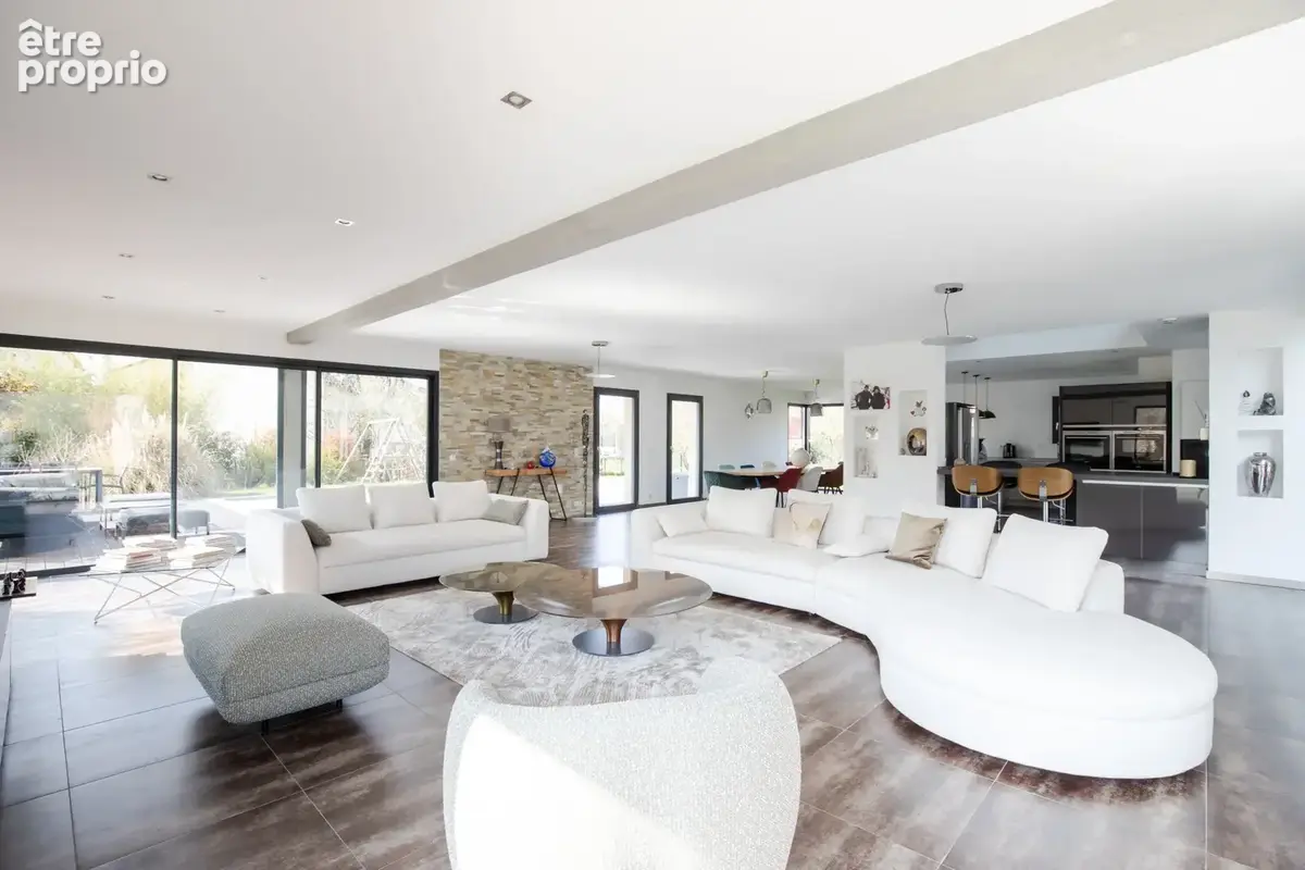 Nancy / a 5 minutes maison d'architecte 342m2 hab + sous-sol 225m2 avec garage 4/6 voitures sur terrain clos - photo 5