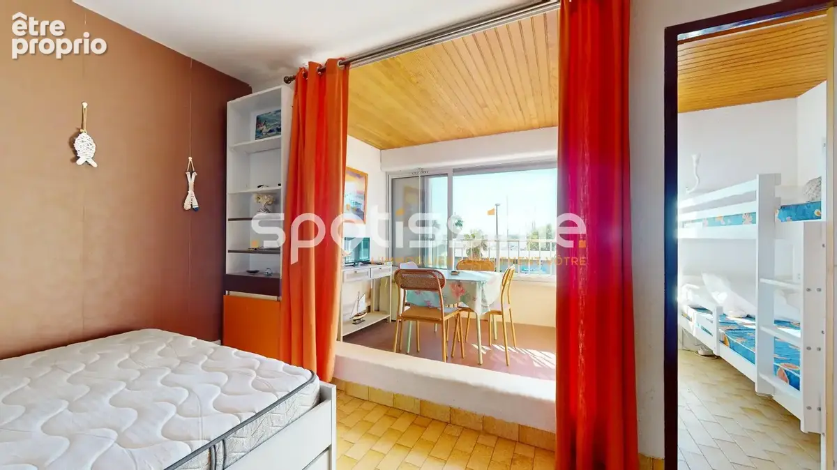 CAP D'AGDE, Falaises - Studio cabine avec loggia et Parking Privé dans résidence sécurisée - photo 13