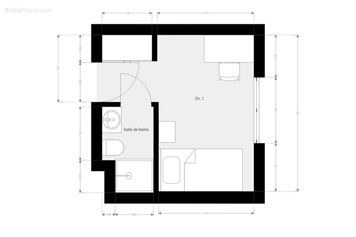 Appartement à PARIS-20E