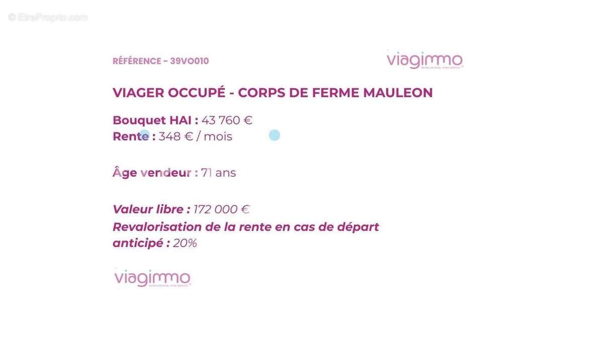 MAULÉON Corps de ferme 138m² avec dépendances - photo 3