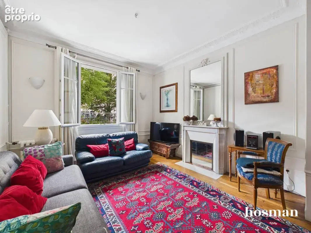 Appartement 3 pièces, 82 m² - Charme de l'ancien donnant sur le Square de Clignancourt -Jules Joffrin Paris 18ème - photo 2