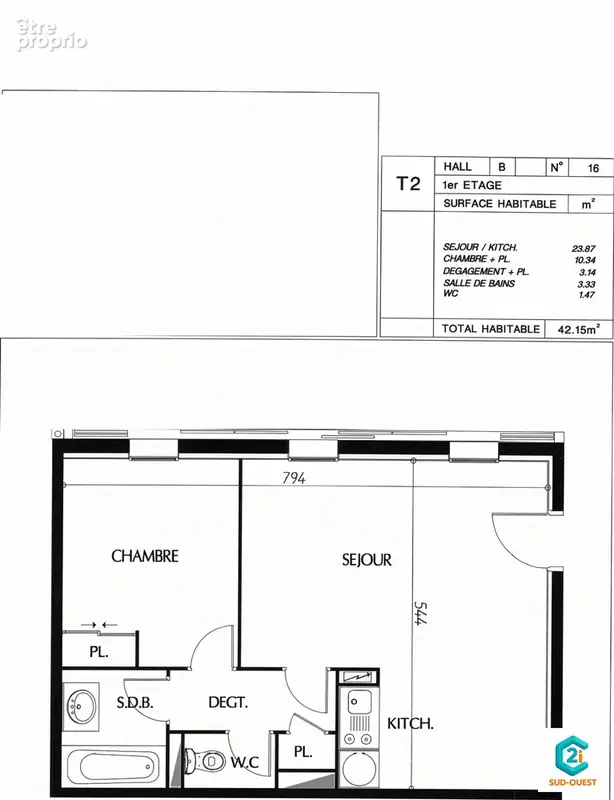 Appartement à CARCASSONNE