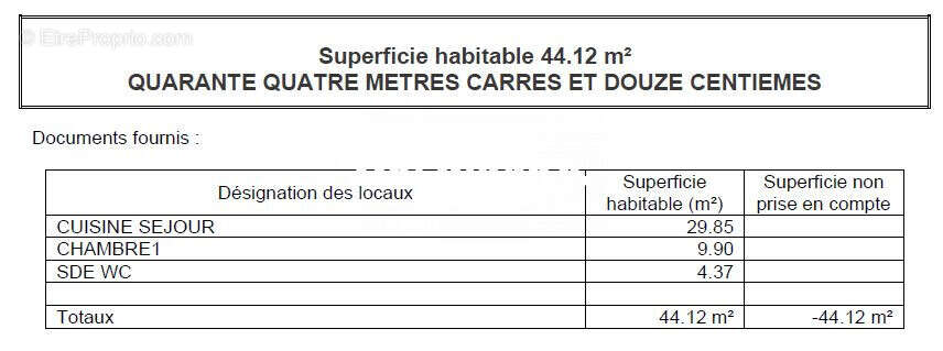 Appartement à MARSEILLE-1E