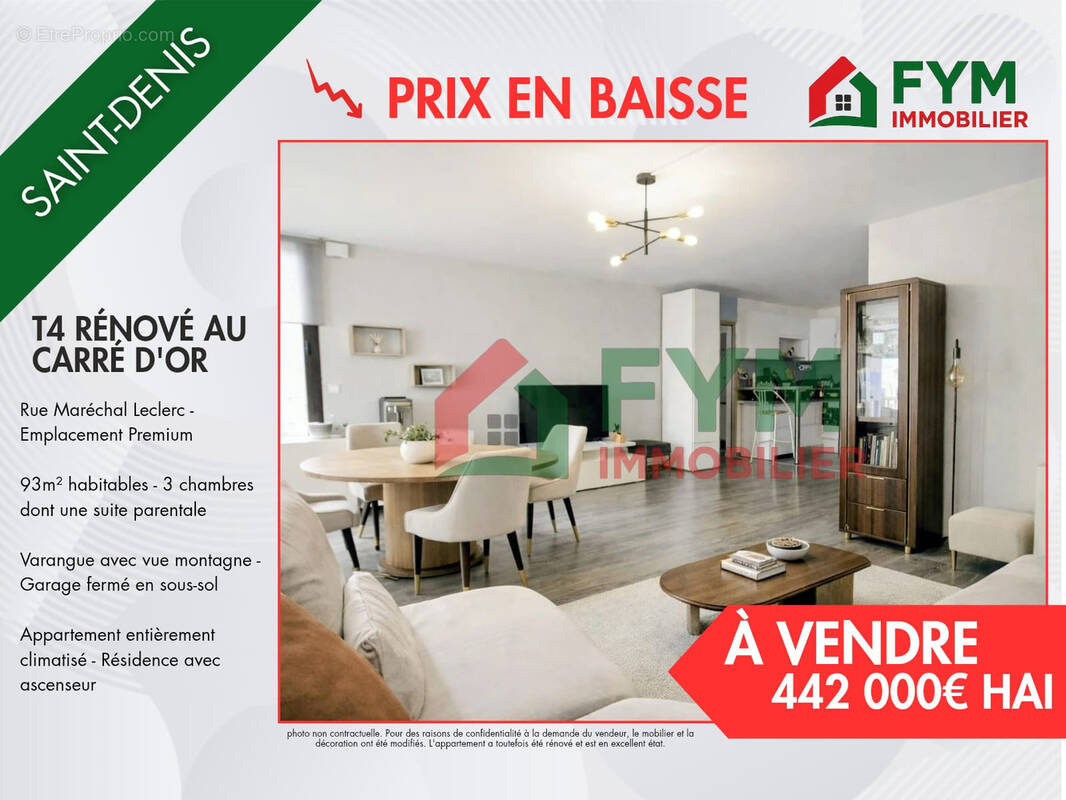 Appartement à SAINT-DENIS