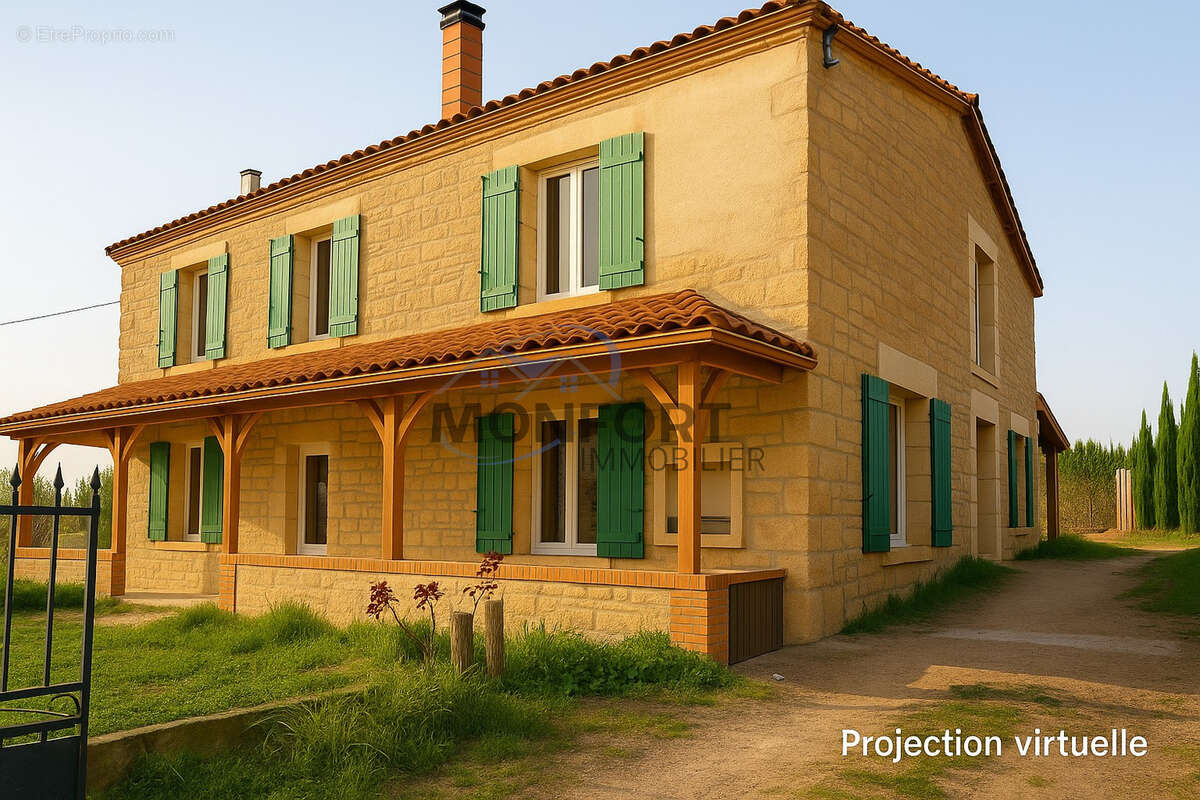 Maison en pierre avec dépendances et terrain de 3 000 m2   à 5 min de Marmande - photo 2