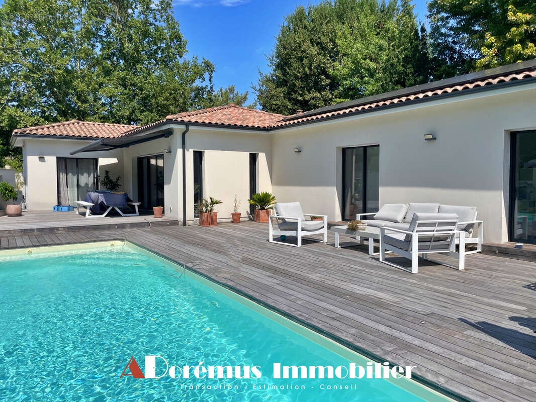 Maison contemporaine 149 m2 habitable - 4 chambres + salle de jeux - piscine - photo 2