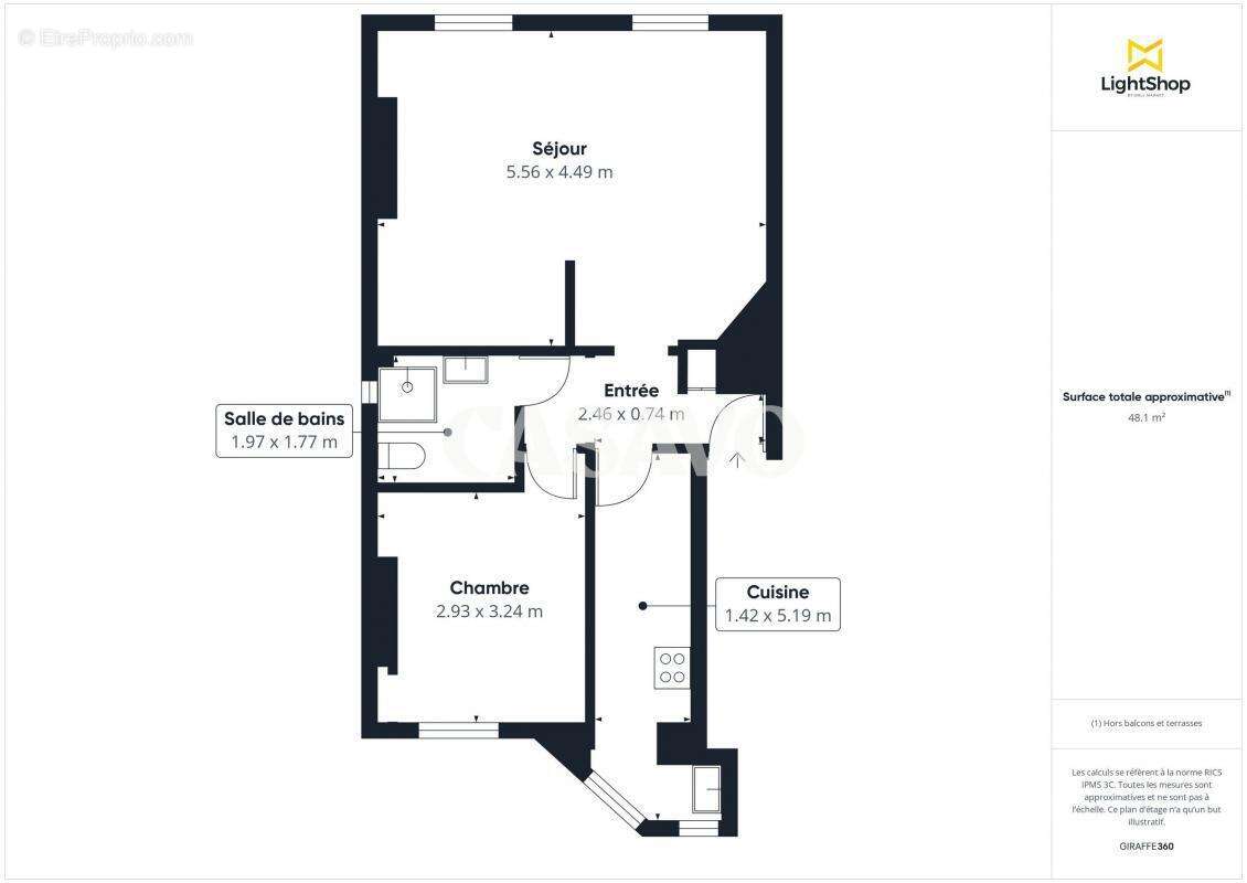 Appartement à CHARENTON-LE-PONT