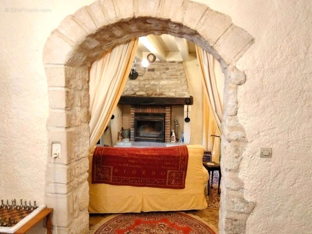 SALON - Maison à SALLES-DE-VILLEFAGNAN