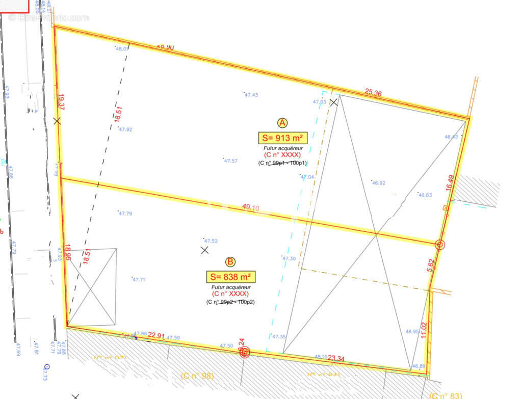 Terrain à ECOURT-SAINT-QUENTIN