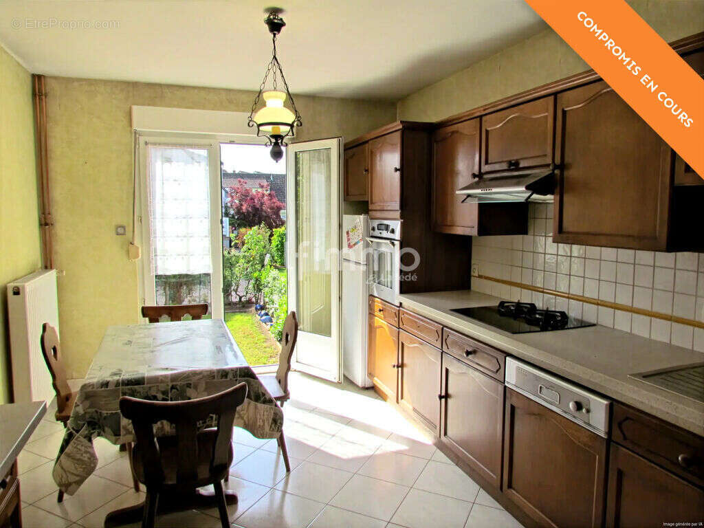 Maison mitoyenne avec un garage et un jardin - photo 5