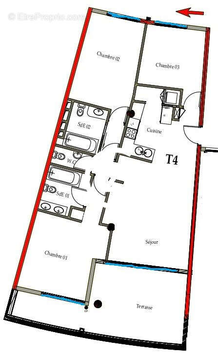 Appartement à FORT-DE-FRANCE