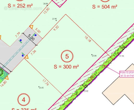 Terrain à VAUX-SUR-MER